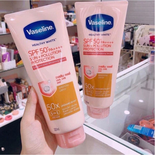 Vaseline 50X Sữa Dưỡng Thể Trắng Da Hàng Chuẩn Thái