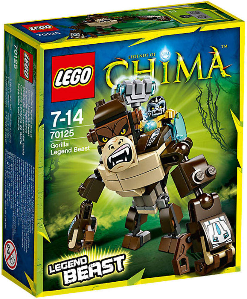 [100% chính hãng] LEGO Legends of Chima 70125 - Gorilla Legend Beast ( 2014 ) 7+ lego lắp ráp khổng 