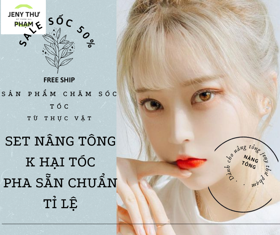 [Freeship]Nâng Tone Tóc Giúp Nhuộm Chuẩn Các Màu Nền Sáng Hot Trend - Bột Tẩy Tóc Sịn Nhất - 1 Đập Lên Ngay - Mượt Tóc. Jeny Thư Phạm.