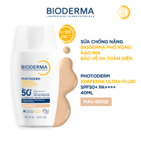 Sữa chống nắng Bioderma phổ rộng ráo mịn bảo vệ da toàn diện Photoderm XDefense Ultra-fluid SPF50+ 40ml (Không màu)