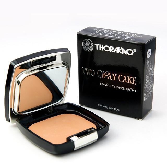 [HCM]Phấn nền trang điểm Phấn trang điểm trắng da Phấn makeup hộp vuông cao cấp Phấn trang điểm có 3 tone màu thích hợp với từng màu da
