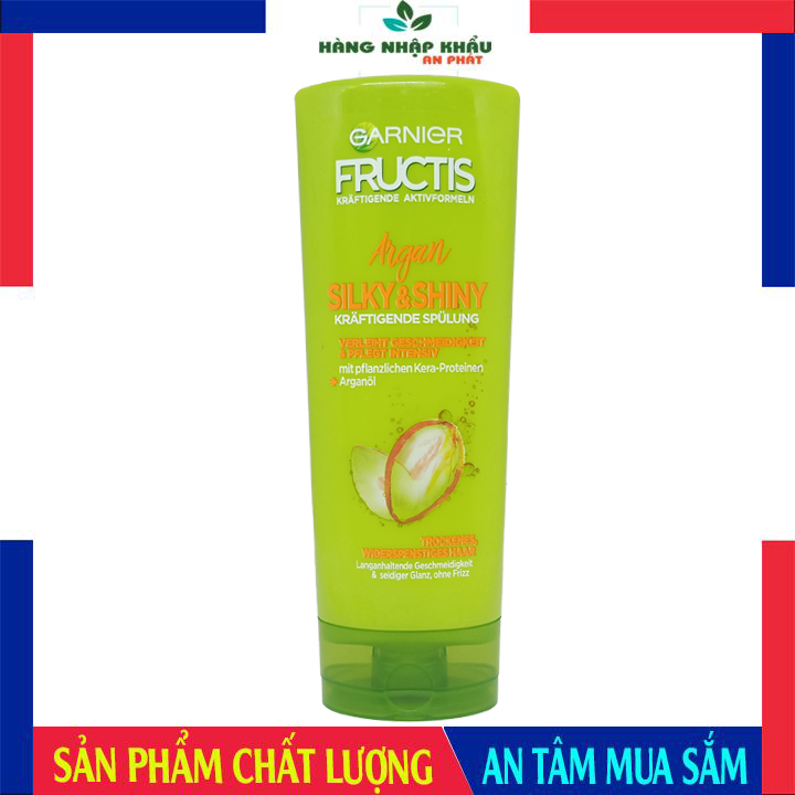 Dầu Xả Garnier Fructis Bổ Sung Vitamin E Argan Tóc Óng Mượt 250Nml