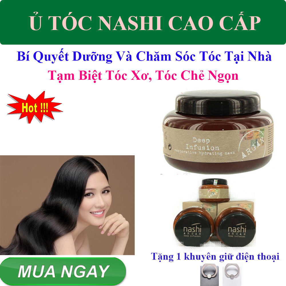 Dầu Ủ Làm Mềm Tóc Nashi  Ủ Tóc Nashi Kem ủ Cho Tóc Khô  Xơ. Giúp Phục Hồi Tóc Hư Tổn Dưỡng Tóc Giúp Tóc Mềm Mượt Óng Ả Kích Thích Mọc Tóc Nhanh. Giá Cực Ưu Đãi!