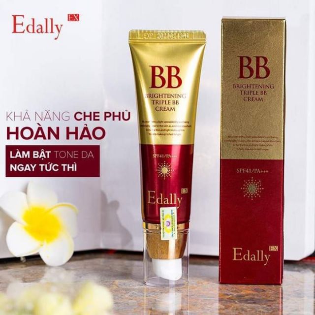 Edally Ex Kem Nền Làm Bừng Sáng Làn Da Gấp 3 Lần - Brightening Triple Bb Cream