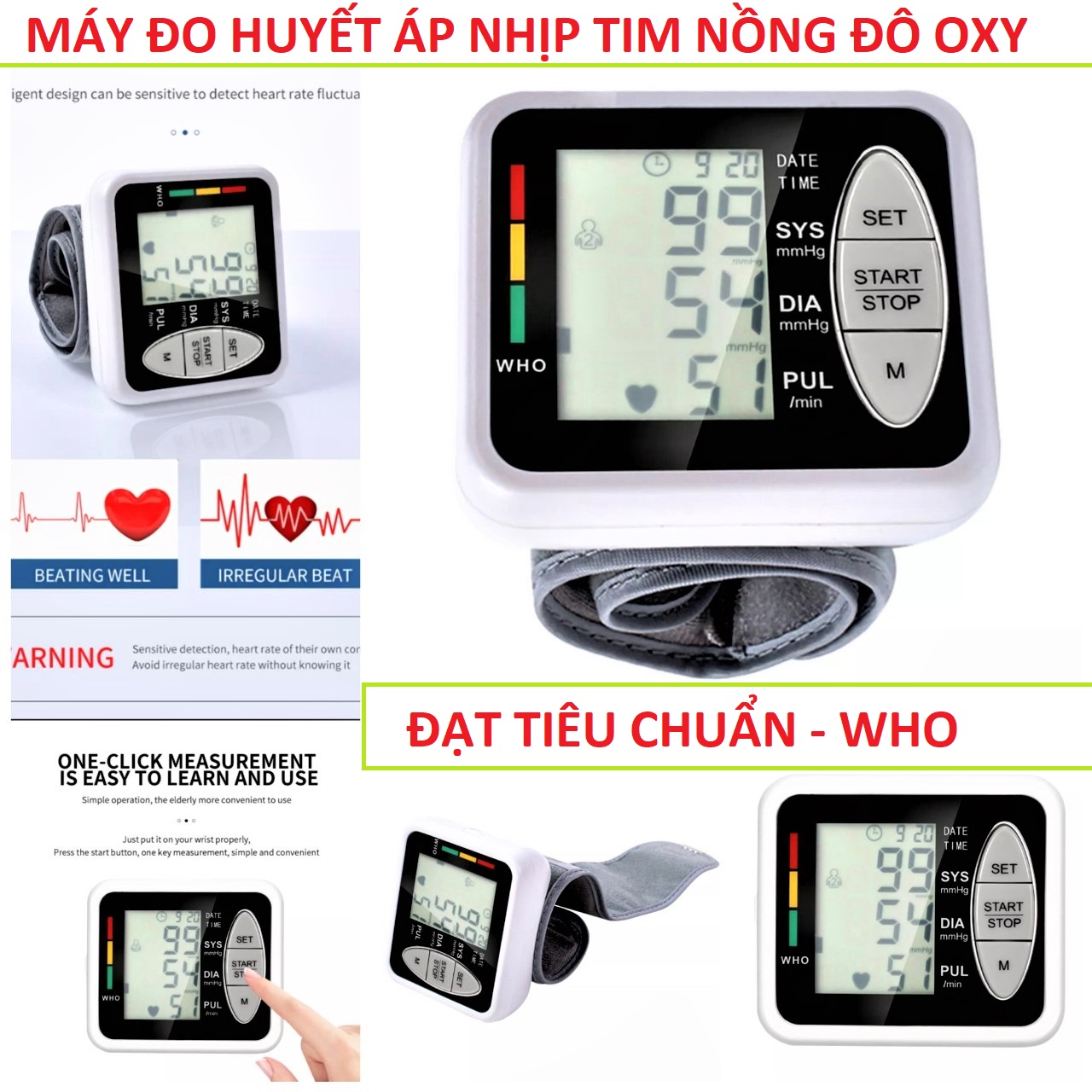 Máy Đo Huyết Áp Điện Tử Bắp Tay Benze Bp1304 - Đo Đo Nhịp Tim Mẫu A1 - Tiêu Chuẩn Who - Bảo Hành 5 Năm Máy Đo Huyết Áp Nhịp Tim Tự Động Mẫu Mới Cách Kiểm Soát Huyết Áp Ổn Định Tại Nhà