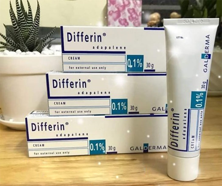 Kem giảm mụn Differin Cream 0.1% Adapalene 30g