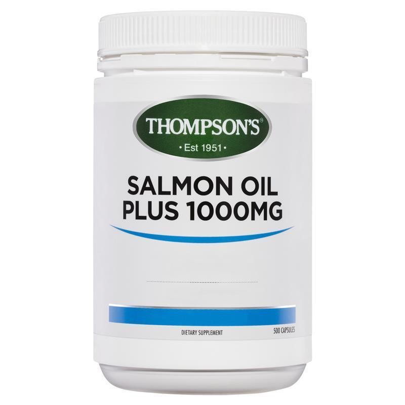 [Hcm]Dầu Cá Hồi Salmon Oil Thompsons 1000Mg 500 Viên