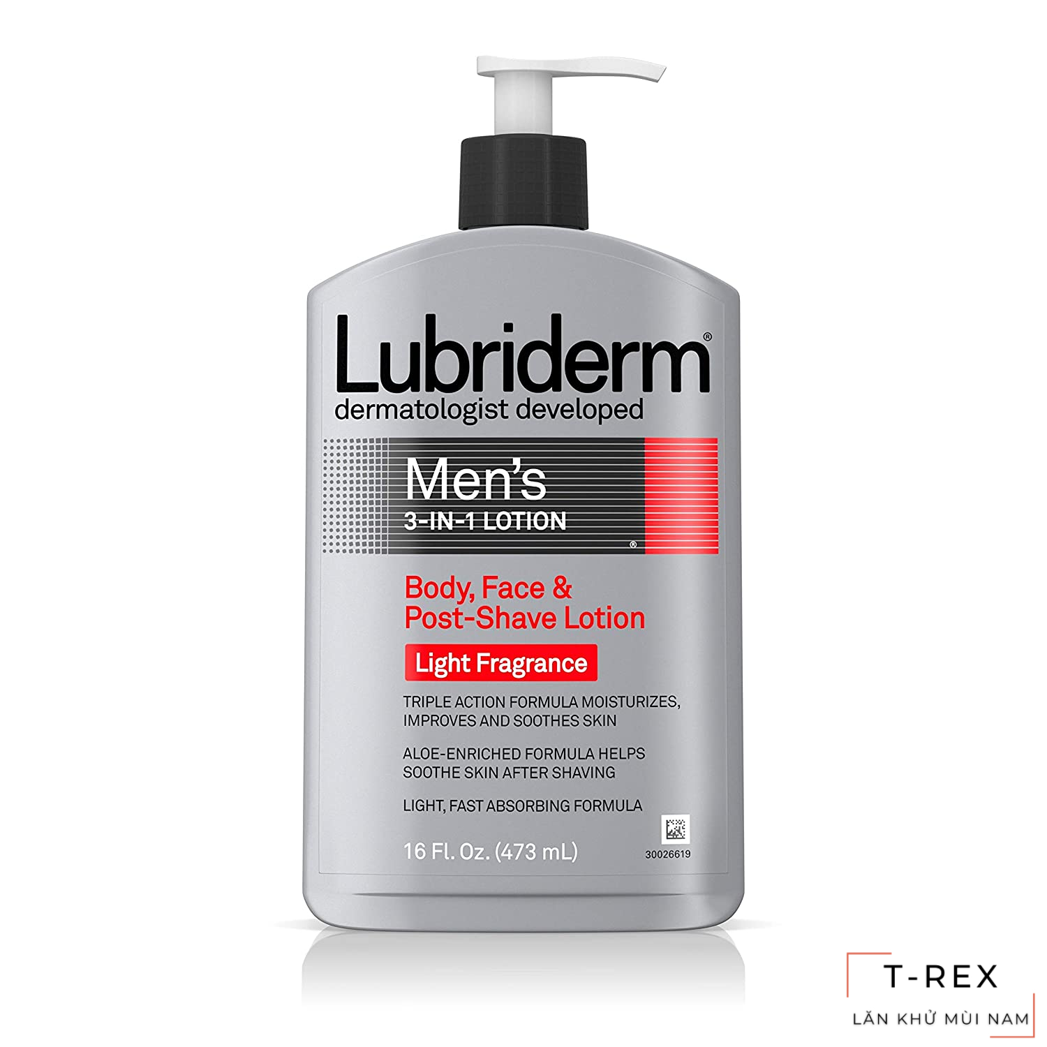 [Hcm]Kem Dưỡng Da Dưỡng Thể Lubriderm Men Light Fragance 473Ml