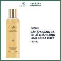 Toner dAlba Cải Thiện Lỗ Chân Lông Dưỡng Ẩm Da 180ml Vita Toning Serum Toner Hasaki Sản Phẩm Chính Hãng