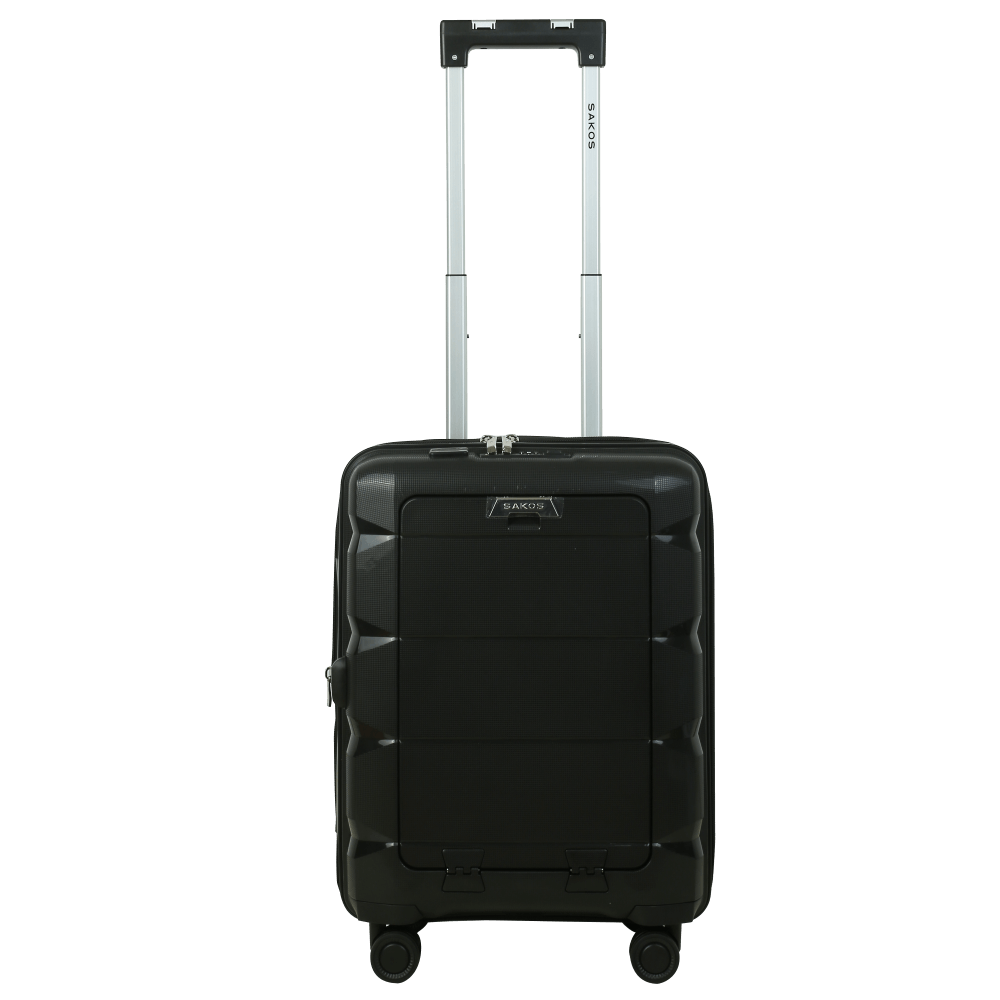 Vali du lịch nhựa cao cấp SAKOS CAPOLA size S Xách Tay 22 inch - Vali đa tiện ích hiện đại - Cổng US
