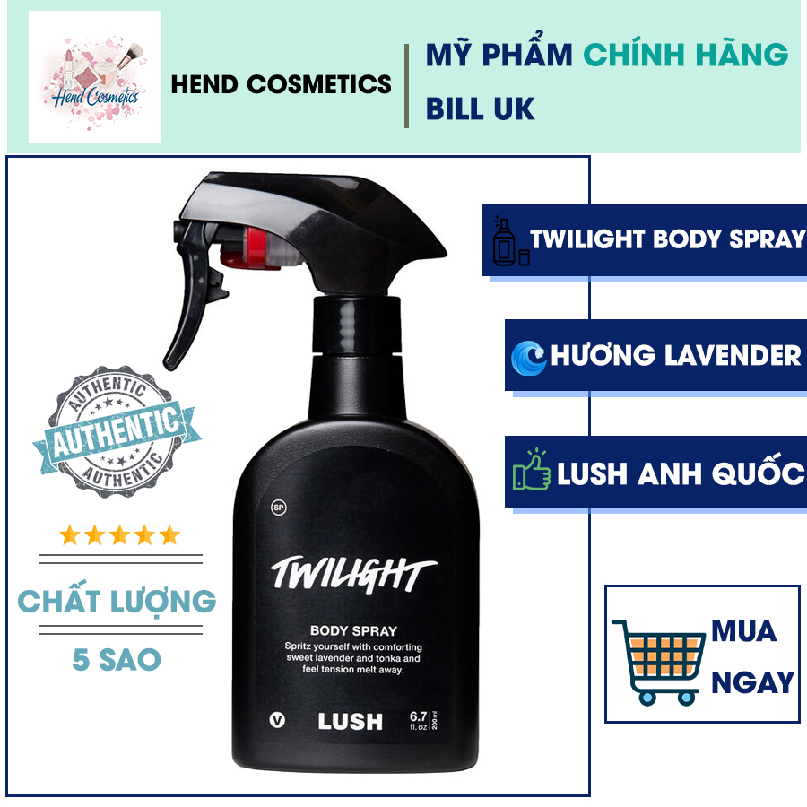 Xịt Thơm Toàn Thân Lush - Twilight Body Spray 200Ml