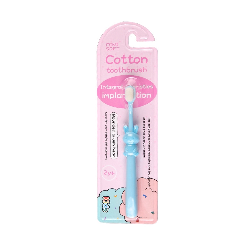 [Hcm]Bàn Chải Sợi Cotton Siêu Mềm Cho Bé 2 - 10T