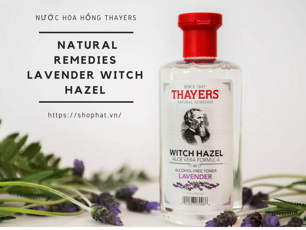 [Hương Lavender] Toners Không Cồn Thayer Alcohol Free Witch Hazel 335Ml