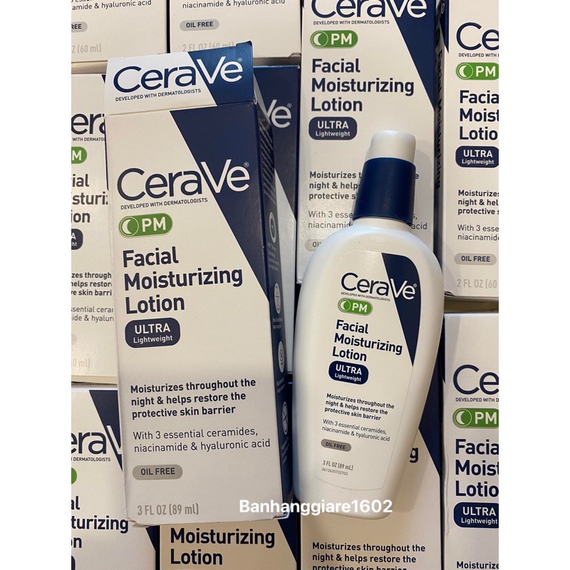 [Hcm]Cerave Kem Dưỡng Ẩm Am Và Pm (Bill Mỹ)