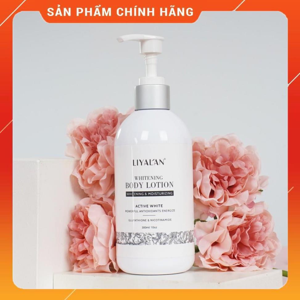 Kem BoDy Làm Trắng Da Toàn Thân LiYaLan( Hàng Chính Hãng )Thẩm Thấu Ngay Sau Khi Bôi 300ml