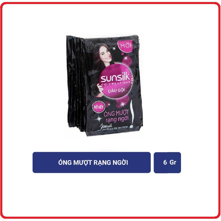 [Hcm]Dầu Xả Sunsilk Dây 6G X 12 Gói (Óng Mượt Rạng Ngời) Cam Kết Hàng Đúng Mô Tả Chất Lượng Đảm Bảo An Toàn Đến Sức Khỏe Người Sử Dụng