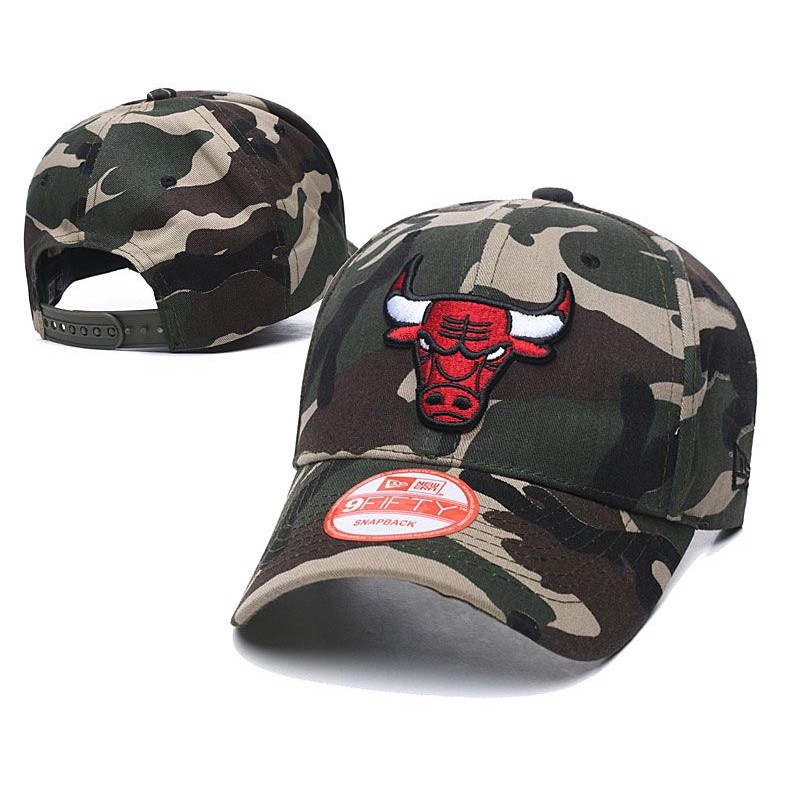 Hot Top Sale Basketball Cap New Era Black NBA Team Chicago Bulls Cap MLB Baseball