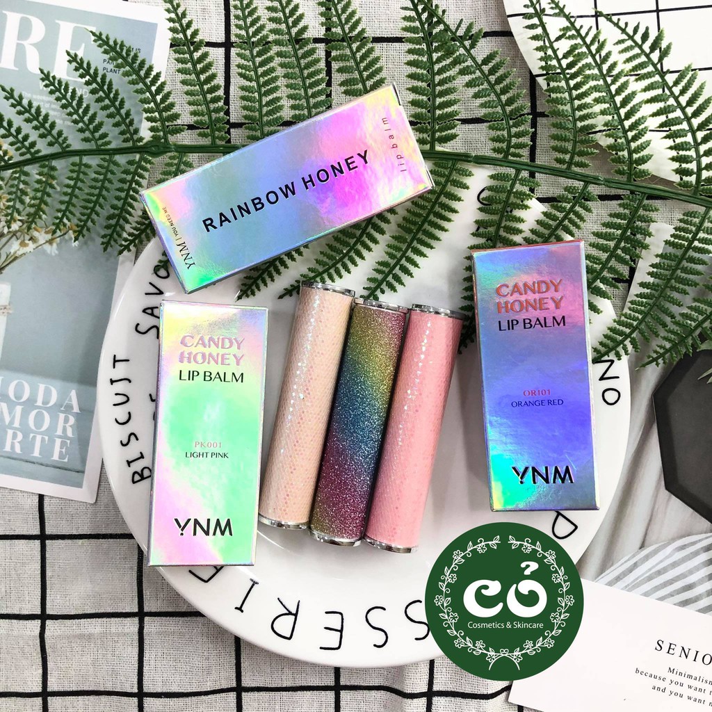 [HCM]Son dưỡng đổi màu Ynm Rainbow Honey Lip Balm