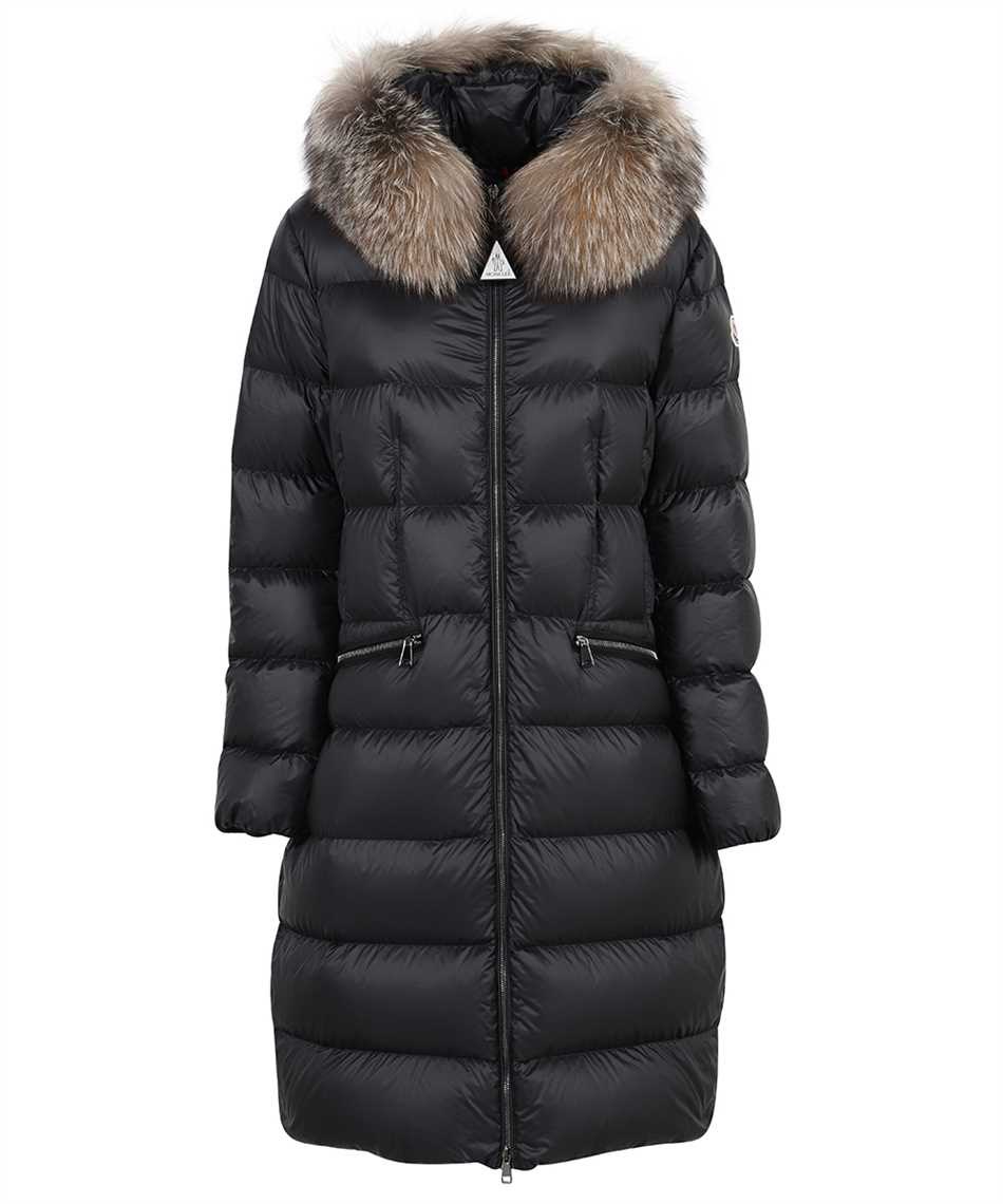 Áo Khoác Nữ Mangto Dáng Dài Lông Vũ Moncler Nữ Cổ Lông Siêu Đẹp