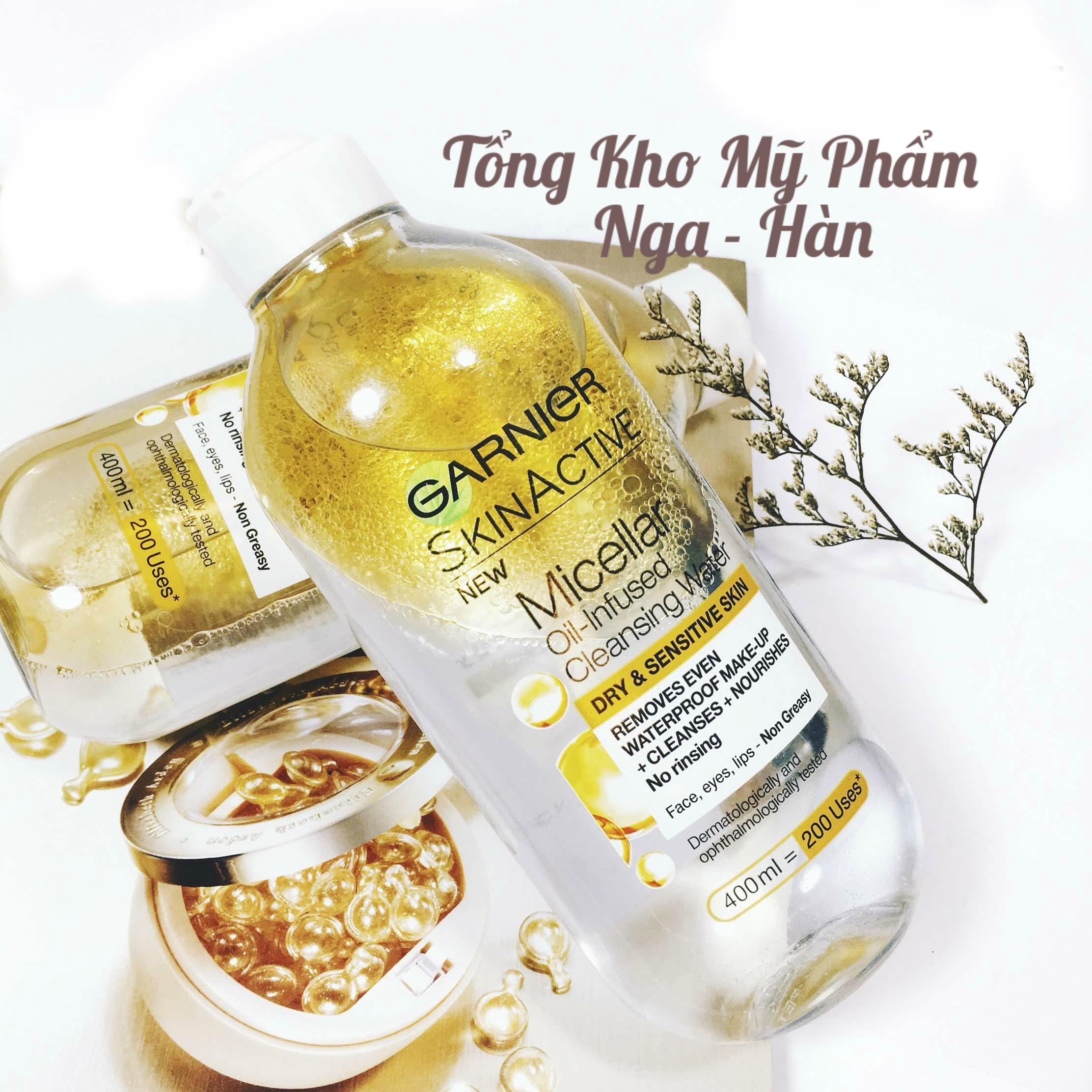 [Hcm]Nước Tẩy Trang Garnier Dành Cho Makeup Không Trôi