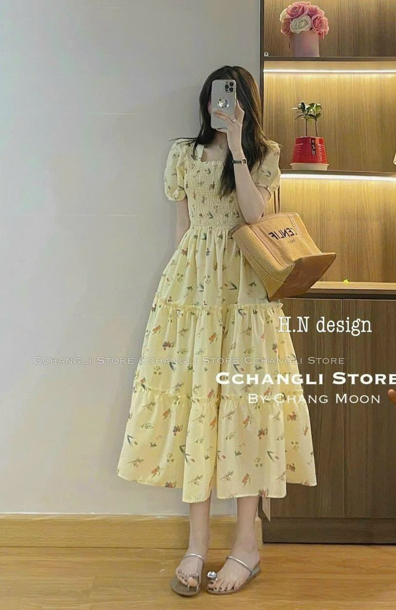 Mua Váy Thời Trang Nữ Phong Cách Tiểu Thư Giả Set Cột Nơ Trước Ngực Phong  Cách Hàn Quốc Đ9223 - Yeep
