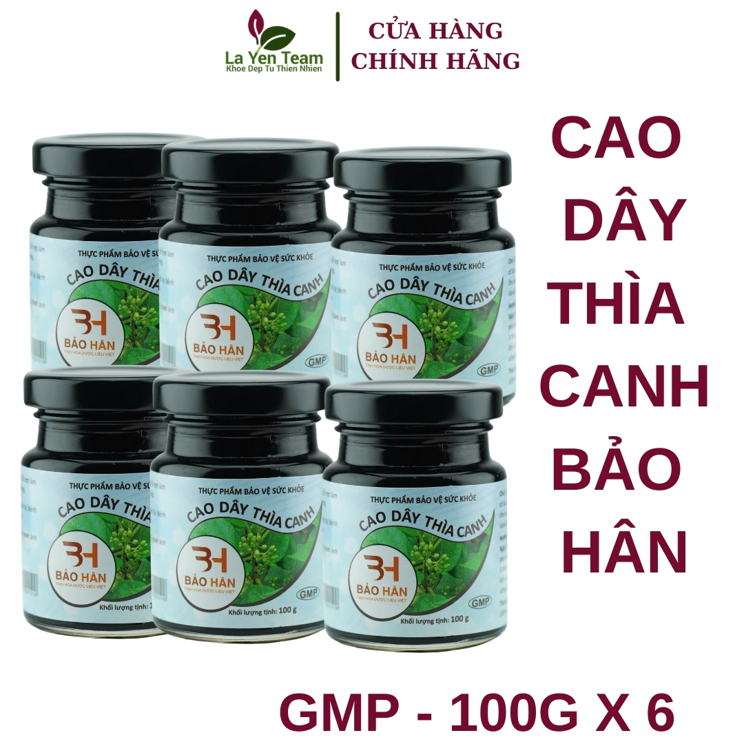 [Hcm]Cao Dây Thìa Canh Bảo Hân 100G - Combo 6 Lọ (Tác Dụng Hạ Và Ổn Định Đường Huyết) | La Yến Team