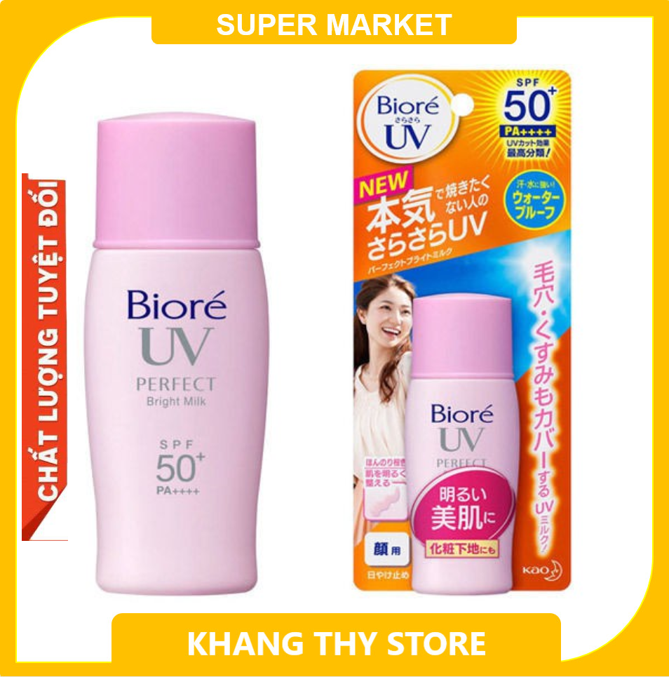 Kem chống nắng Biore UV Bright Milk 30ml