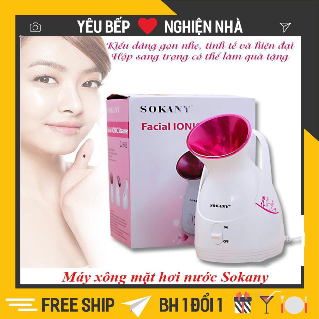 Máy Xông Hơi Mặt Sokany ( Bảo Hành 12 tháng ) .
