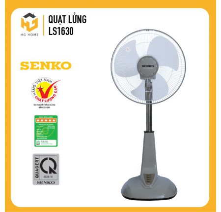 [HÀNG CHÍNH HÃNG] Quạt điện đứng SENKO LS1630 -Lỡ sắt