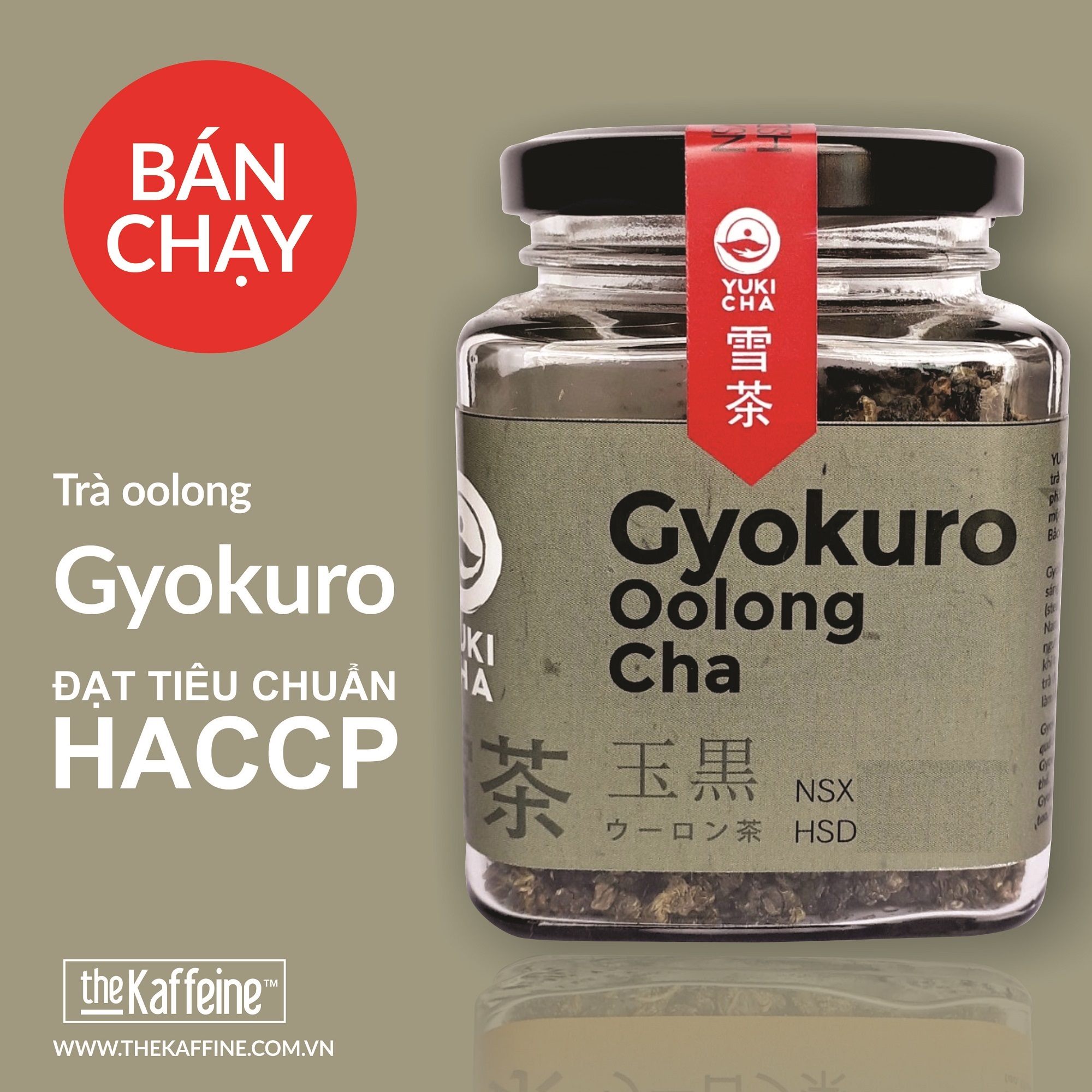 Trà Oolong cao cấp GYOKURO 100g - Trà Olong Siêu Cao Cấp The Kaffeine