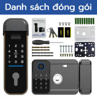 Khoá vân tay 2 mặt cho cửa sắt tùy ​App elinksmart Kết Nối WiFi Cho Nhà Ở / Khách Sạn Không thấm nước