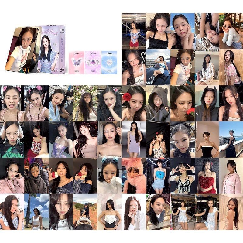 Set 50 photocard unoff Hologram JENNIE Blackpink Cute 2024