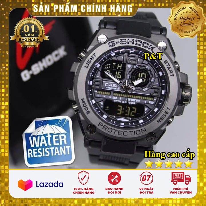 Đồng hồ Casio G-shock Nam GTS 8600 Original – Chống nước 20Bar Viền Thép không gỉ - Hàng Cao Cấp - Đ