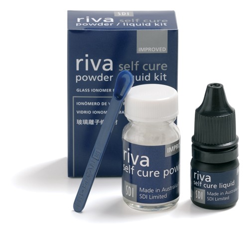 Xi Măng Trám Riva Self Cure Glass Ionomer Cement - Hộp 15G