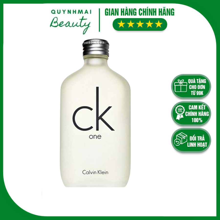 Nước Hoa Calvin Klein (CK) CK One 15ml Cho Cả Nam Và Nữ Hàng Chính Hãng