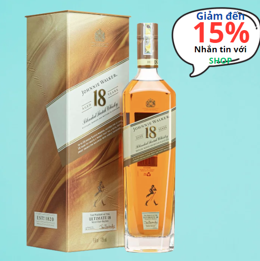 RƯỢU JOHNNIE WALKER 18 CHẤT LƯỢNG 100% CHÍNH HÃNG TỐT NHẤT GIÁ