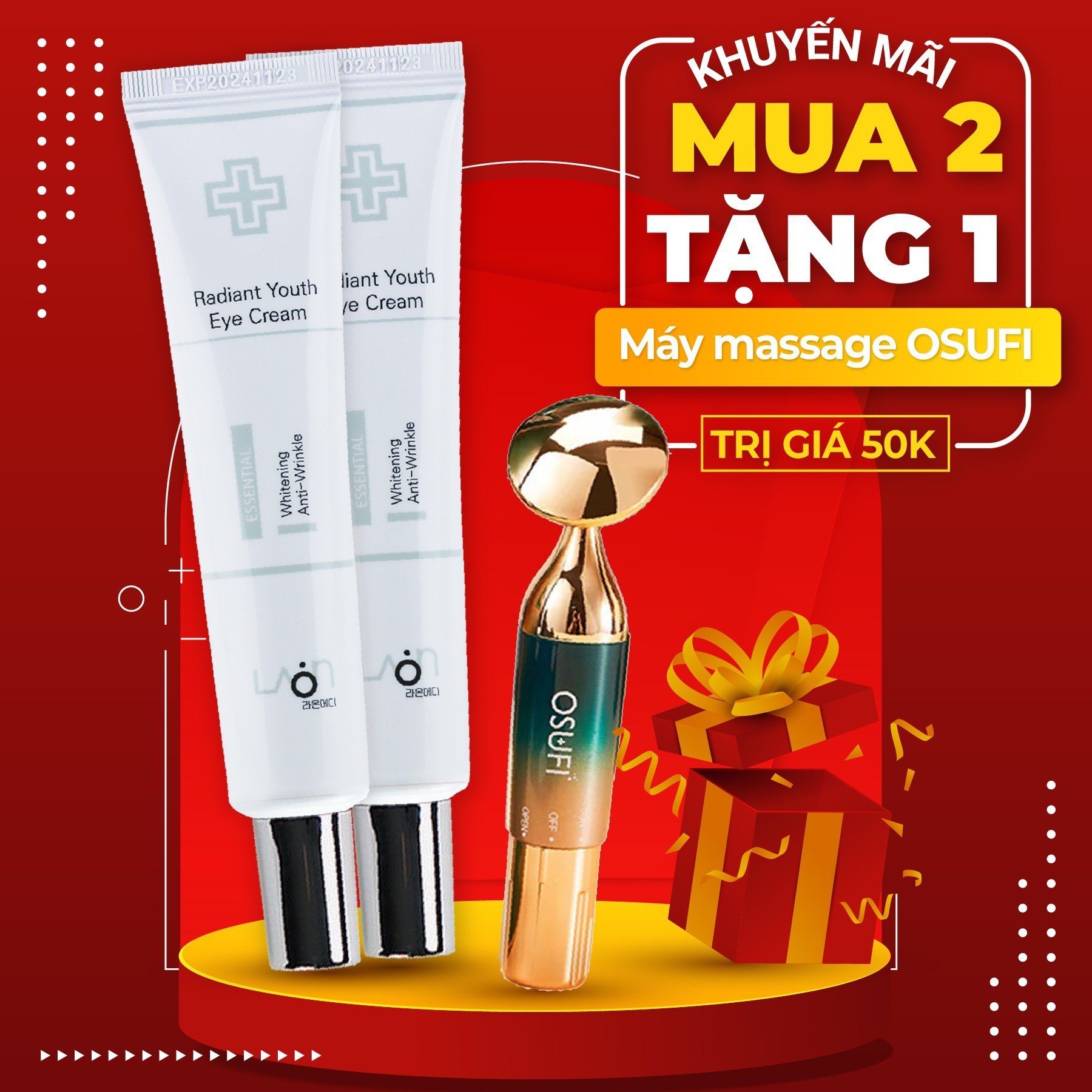 Kem dưỡng thâm mắt Laonmedi Radiant Youth Eye Cream chống lão hóa xóa quầng thâm - VK Market