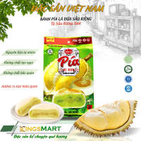 [Xóm nhà xưa] Bánh pía chay mini lá dứa sầu riêng - Thương hiệu Thiên Sa - Túi 120g/6 bánh - Kingsmart