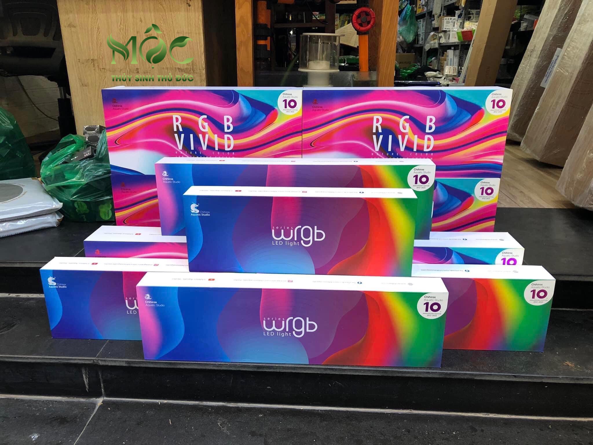 ĐÈN CHIHIROS WRGB 2 LIMETED 10 năm LED LIGHT KÍCH THƯỚC 45 - 60 - 90-120cm- KẾT NỐI APP ĐIỆN THOẠI -