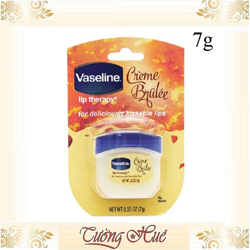 Sáp Vaseline Dưỡng Môi Crème Brulée - 7G