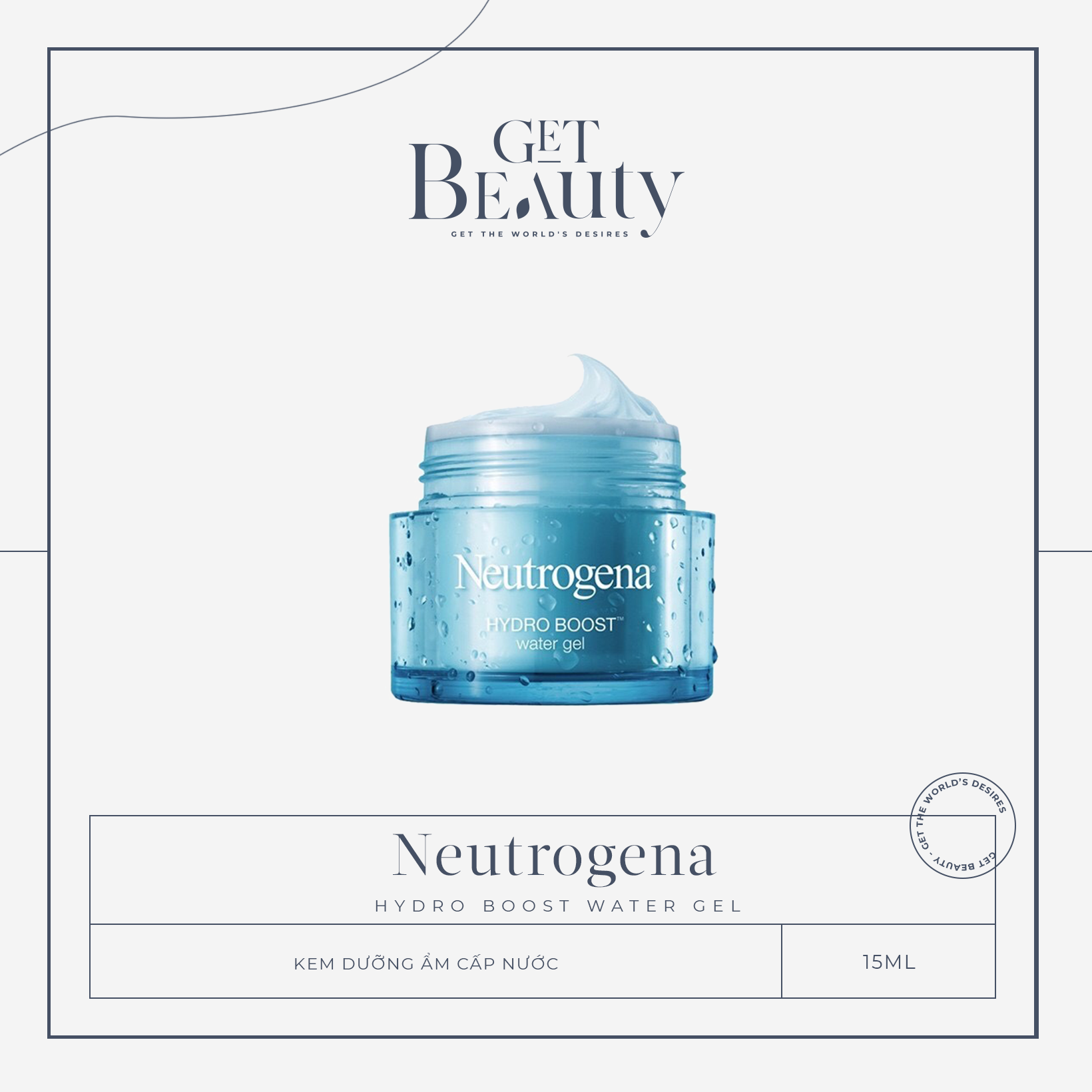 KEM DƯỠNG ẨM CẤP NƯỚC NEUTROGENA HYDRO BOOST WATER GEL MINI 15G