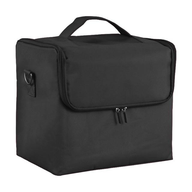 Cốp Vải Đựng Đồ Phun Xăm - Nail - Trang Điểm Đồ Mi (Size 29X21X27）Đựng Vừa Máy Hơ Có Dây Đeo 3 Tầng Chống Nước 80% Hàng Sẵn