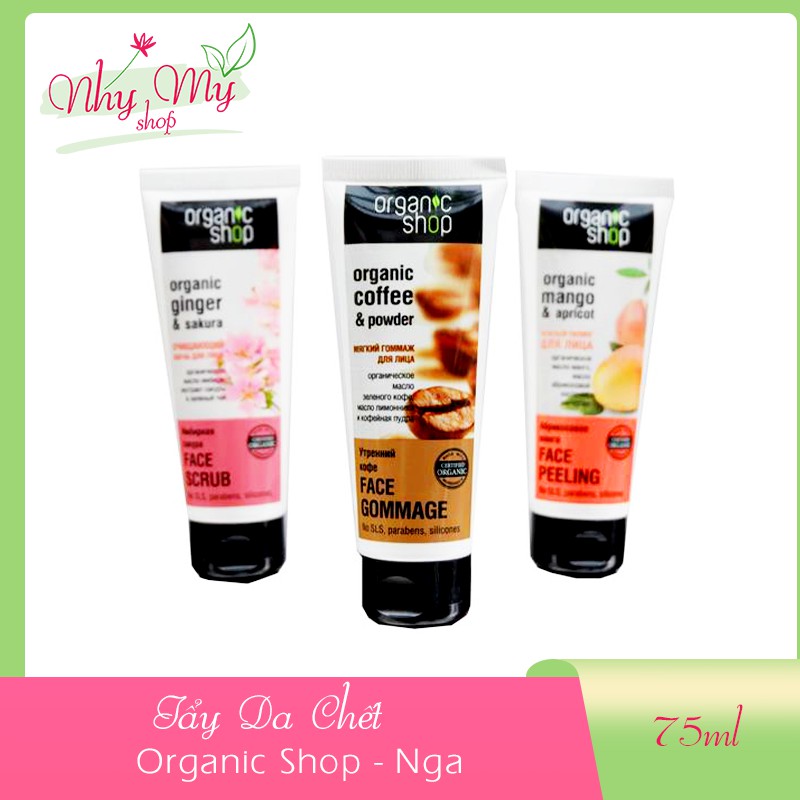 Kem Tẩy Da Chết Mặt Organic 75Ml Sản Phẩm Tốt Chất Lượng Cao Cam Kết Như Hình An Toàn Cho Người Sử Dụng