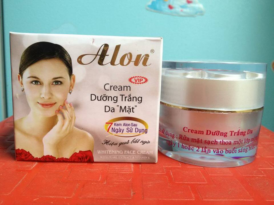 Kem Alon dưỡng trắng da cao cấp 15g