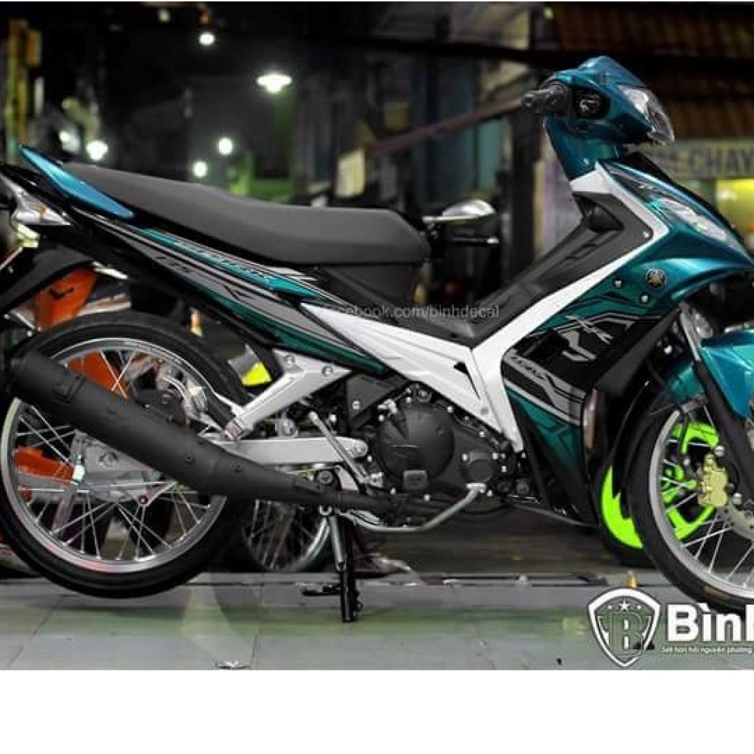 Tem Rời Yamaha Exciter 2010 RR 135 Xanh Đen