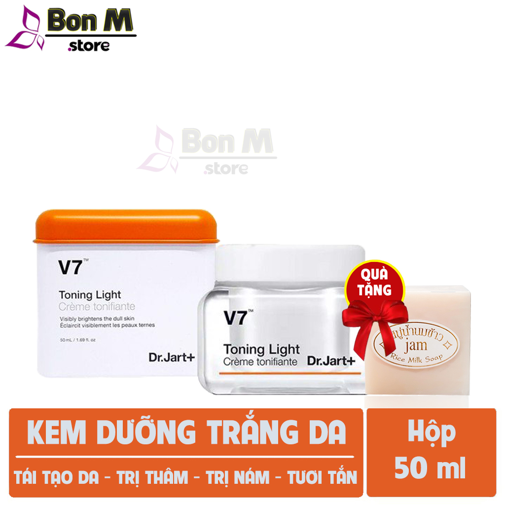 Kem Dưỡng Trắng và Tái Tạo Da V7 Toning Light Up Dr.Jart+ 50ml