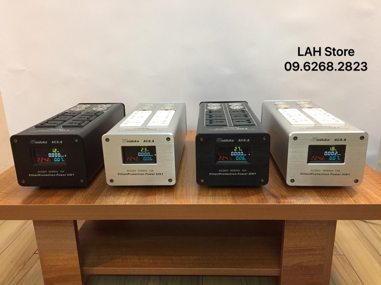 BỘ LỌC NGUỒN ĐIỆN WEIDUKA AC8.8 PRO 2019 CHO THIẾT BỊ ÂM THANH