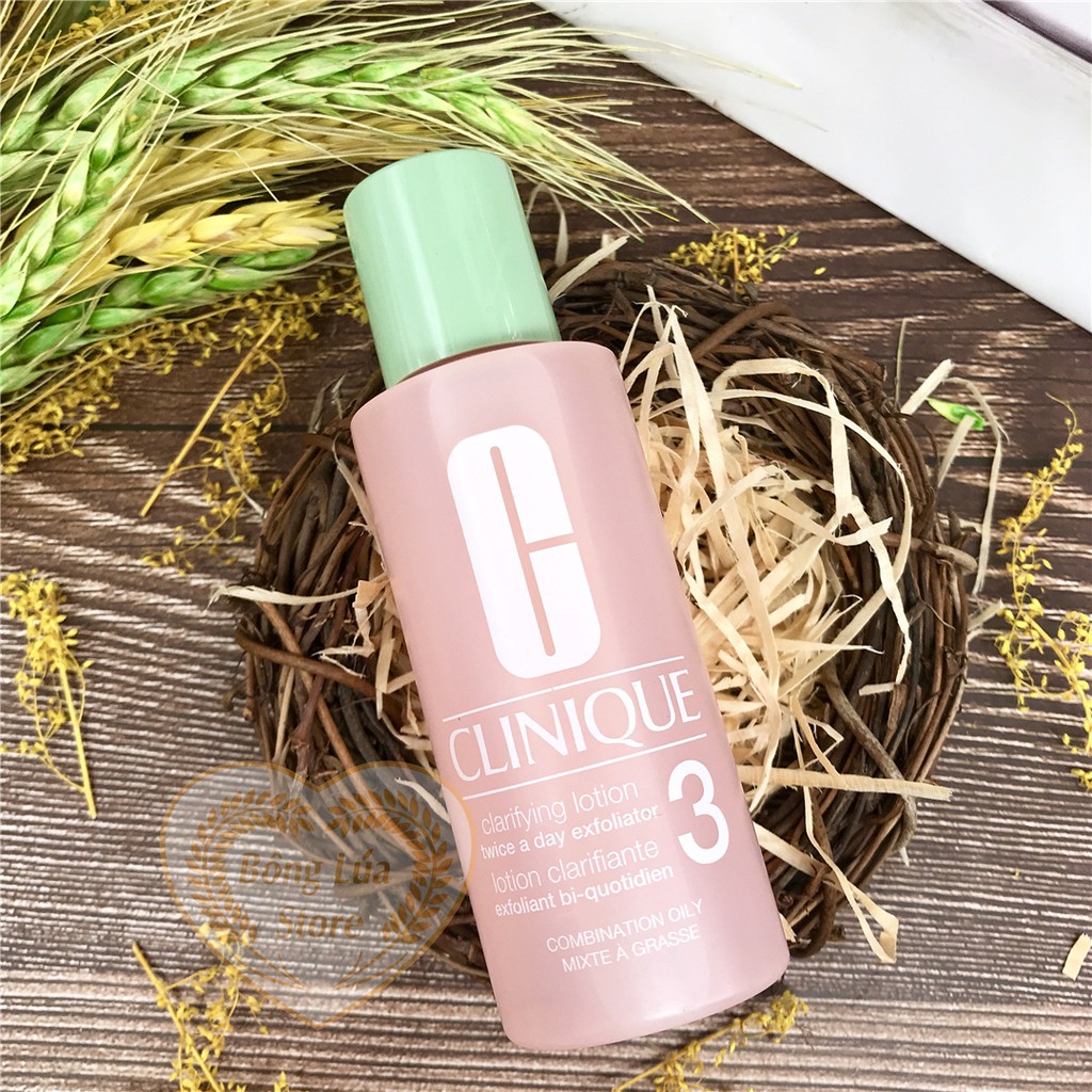 [Hcm]Clinique Toner Cấp Ẩm Số 3 Clarifying Lotion Da Hỗn Hợp Dầu 60Ml