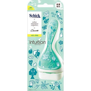 Dao Cạo Lông Body Lông Chân Tay Nách 4 Lớp Dao Schick Intuition  Màu Xanh Cao Cấp Nhật Bản