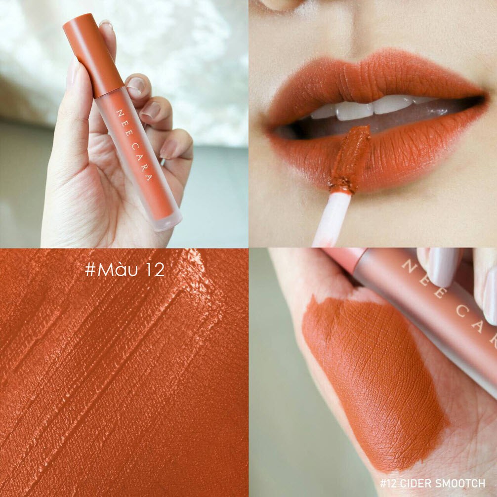 [Thái Lan] Son Kem Nhung Lì Nee Cara Velvet Matte Lip Glaze NA1961